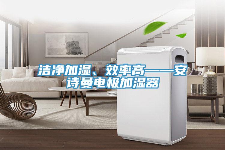 潔凈加濕、效率高——安詩曼電極加濕器