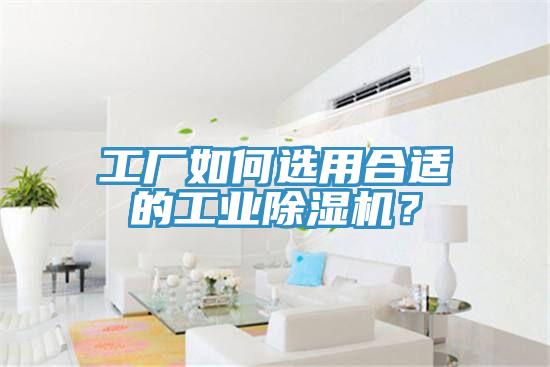 工廠如何選用合適的工業(yè)除濕機？