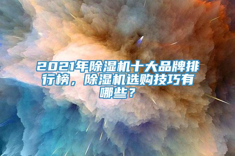 2021年除濕機(jī)十大品牌排行榜，除濕機(jī)選購(gòu)技巧有哪些？