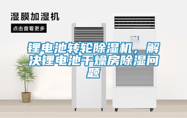 鋰電池轉(zhuǎn)輪除濕機(jī)，解決鋰電池干燥房除濕問題