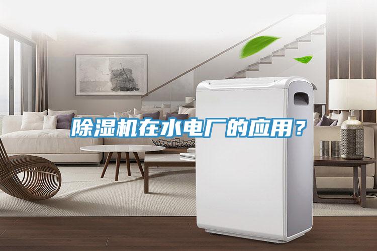 除濕機在水電廠的應用？