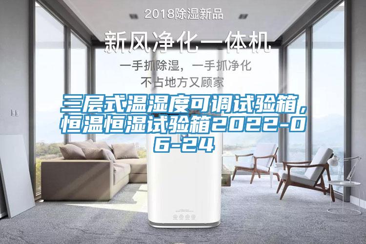 三層式溫濕度可調試驗箱，恒溫恒濕試驗箱2022-06-24