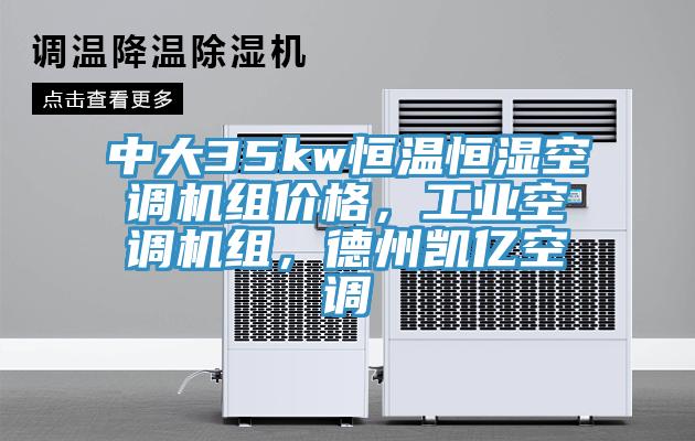 中大35kw恒溫恒濕空調(diào)機組價格，工業(yè)空調(diào)機組，德州凱億空調(diào)