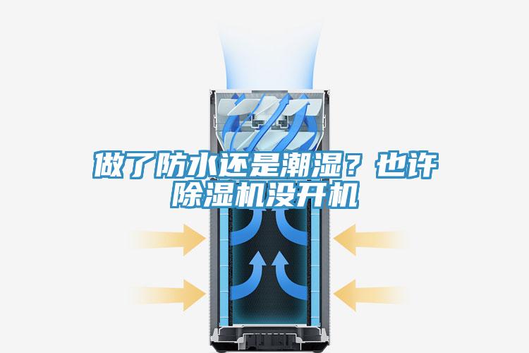 做了防水還是潮濕？也許除濕機沒開機