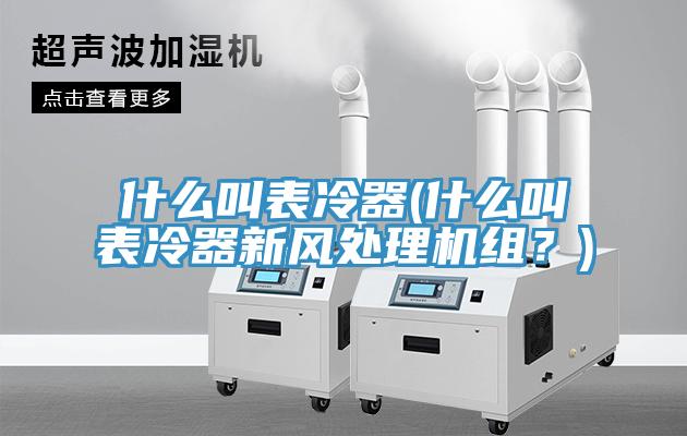 什么叫表冷器(什么叫表冷器新風處理機組？)