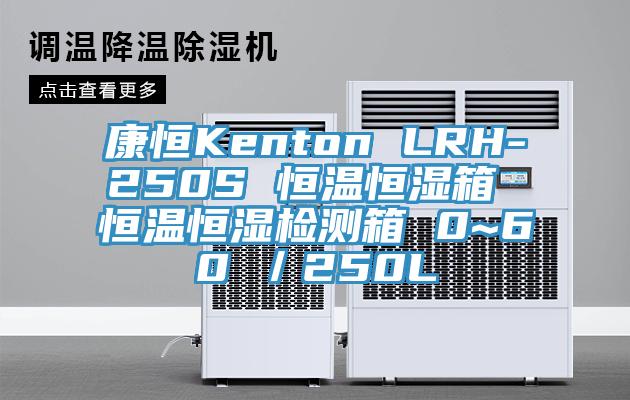 康恒Kenton LRH-250S 恒溫恒濕箱 恒溫恒濕檢測箱 0~60℃／250L