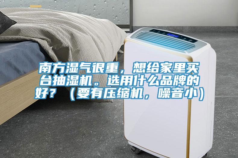 南方濕氣很重，想給家里買臺抽濕機。選用什么品牌的好？（要有壓縮機，噪音?。?/></p>
                            <p style=