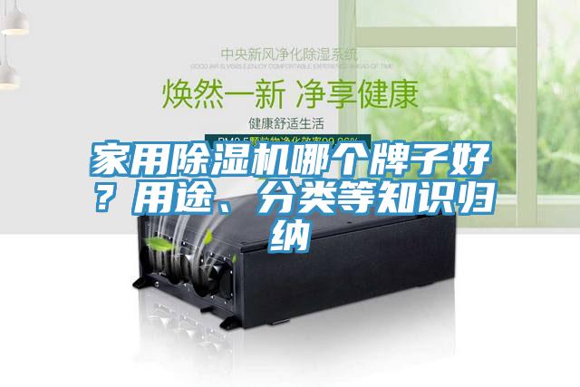 家用除濕機哪個牌子好？用途、分類等知識歸納