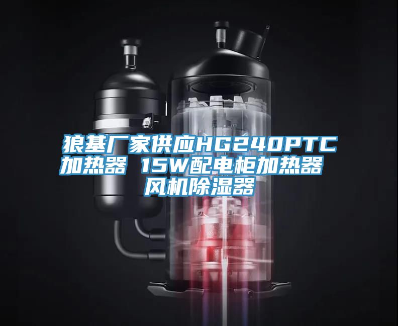 狼基廠家供應(yīng)HG240PTC加熱器 15W配電柜加熱器 風(fēng)機除濕器