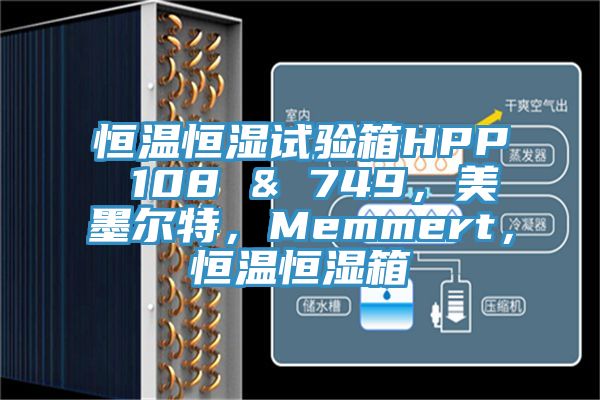 恒溫恒濕試驗箱HPP 108 & 749，美墨爾特，Memmert，恒溫恒濕箱