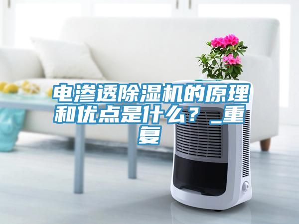 電滲透除濕機的原理和優(yōu)點是什么？_重復(fù)