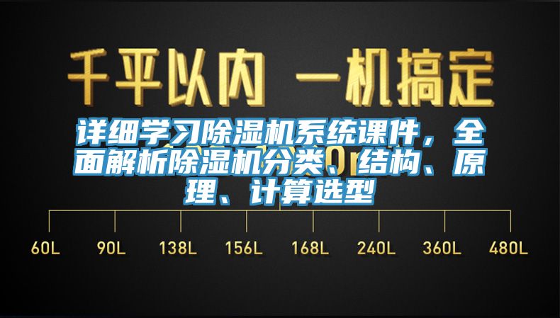 詳細學習除濕機系統(tǒng)課件，全面解析除濕機分類、結構、原理、計算選型