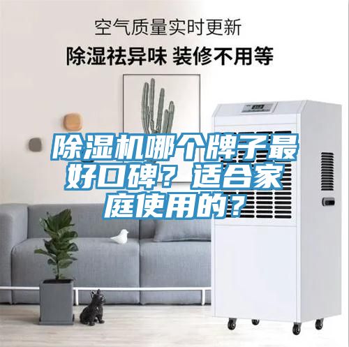 除濕機哪個牌子最好口碑？適合家庭使用的？