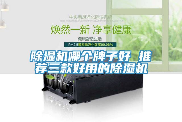 除濕機哪個牌子好 推薦三款好用的除濕機