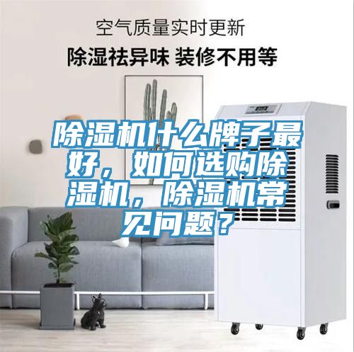 除濕機什么牌子最好，如何選購除濕機，除濕機常見問題？