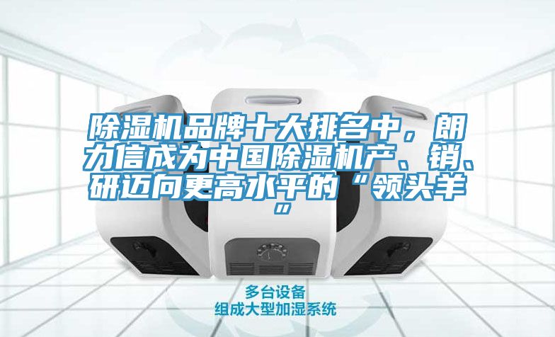 除濕機品牌十大排名中，朗力信成為中國除濕機產(chǎn)、銷、研邁向更高水平的“領(lǐng)頭羊”