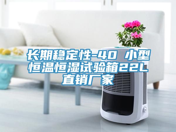 長(zhǎng)期穩(wěn)定性-40℃小型恒溫恒濕試驗(yàn)箱22L直銷廠家